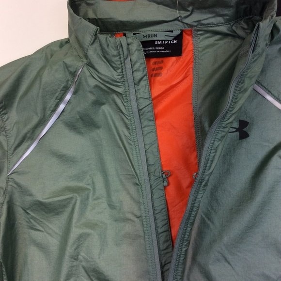 Under Armour Women's UA Impasse Run 2.0 Jacket 1360733 Small Green New - Picture 5 of 8